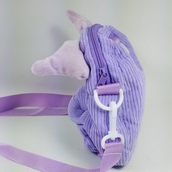 Kumori corduroy over the shoulder girls purse with 2 zippered compartments - Picture 8 of 12